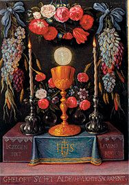 Eucharist from Jan van Kessel the Elder