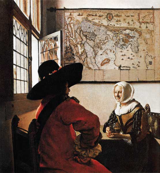 Soldier and Laughing Girl from Johannes Vermeer