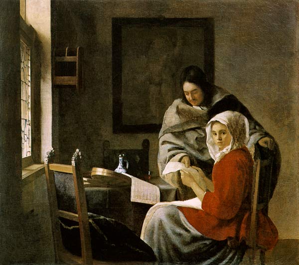 Girl interrupted at her Music from Johannes Vermeer