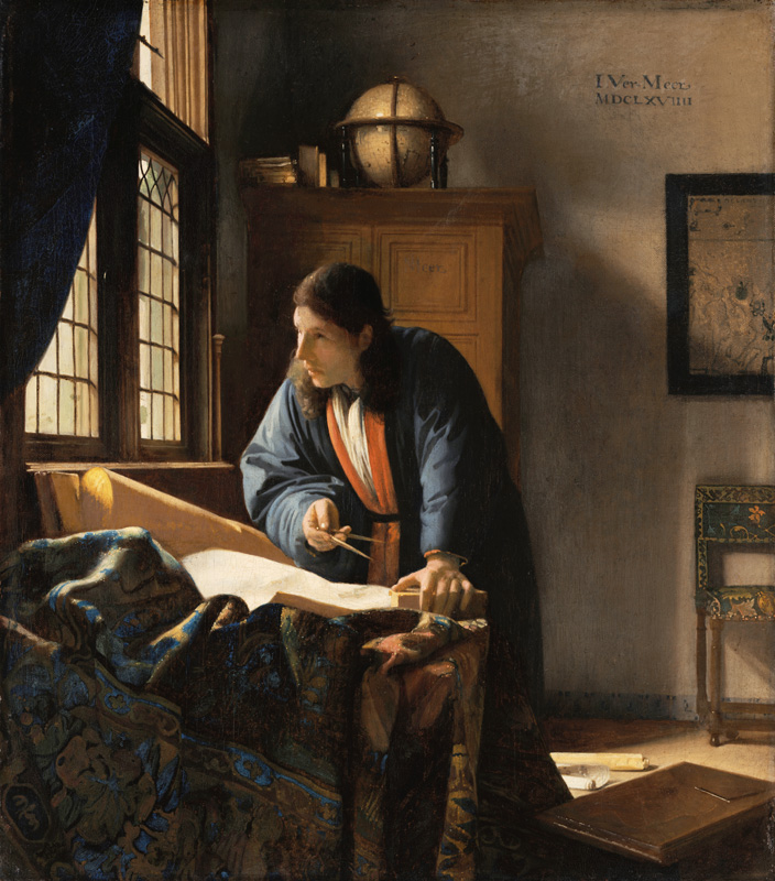 The Geographer from Johannes Vermeer