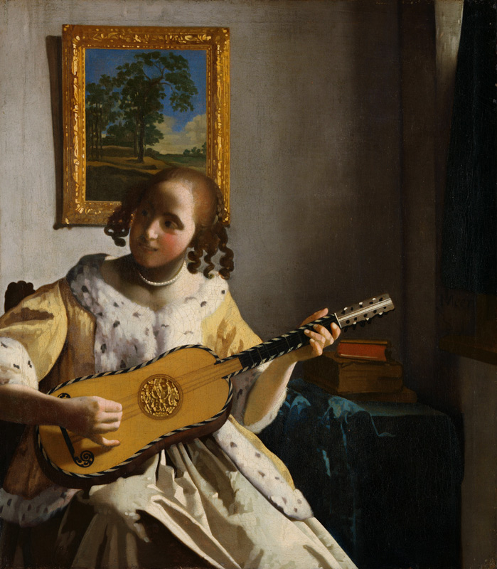 The Guitar Player from Johannes Vermeer