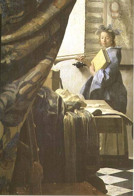 The Painter in his Studio from Johannes Vermeer