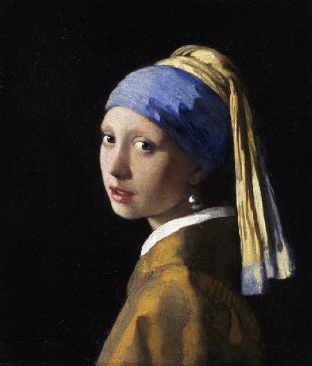 Girl with a pearl earring (restored version 1994) - Johannes Vermeer