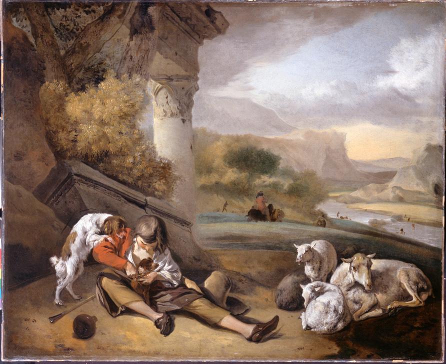 Landschaft mit Hirtenjunge from Jan Weenix