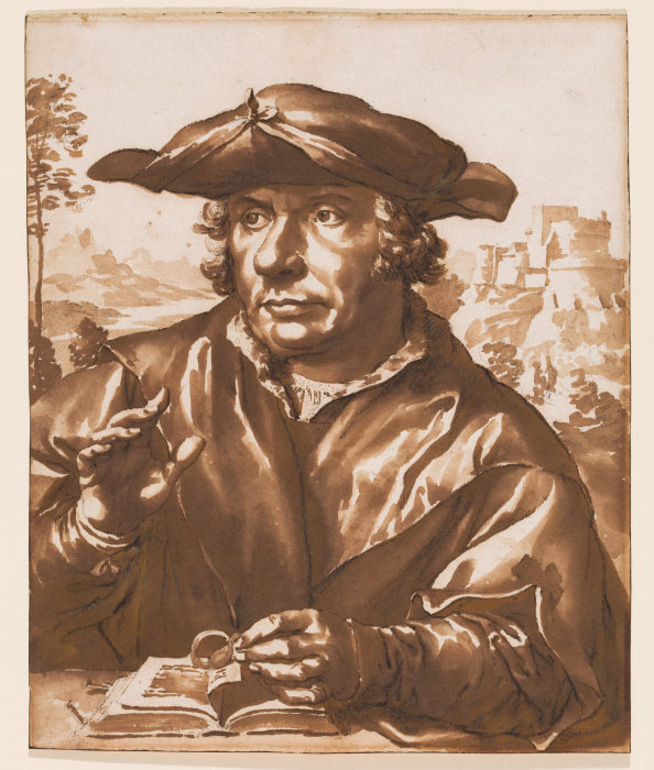 Portrait of a scholar from Jan de Bisschop