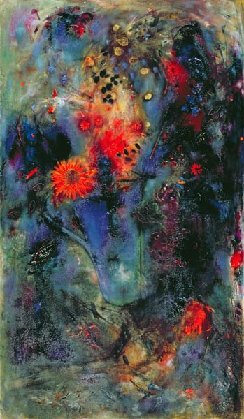 Sunflower, 2002 (oil on canvas)  from Jane  Deakin
