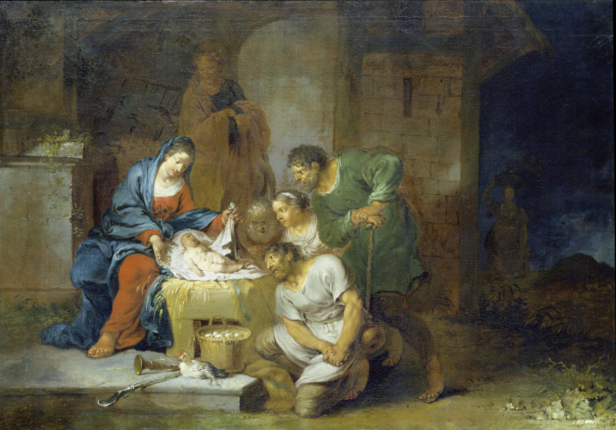 The Adoration of the Shepherds from Januarius Zick