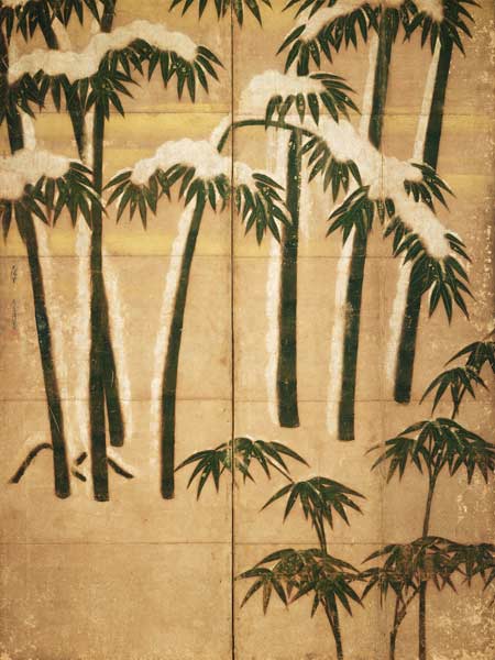 Bamboo, Momoyama Period (1568-1615) (ink on paper) from Japanese School