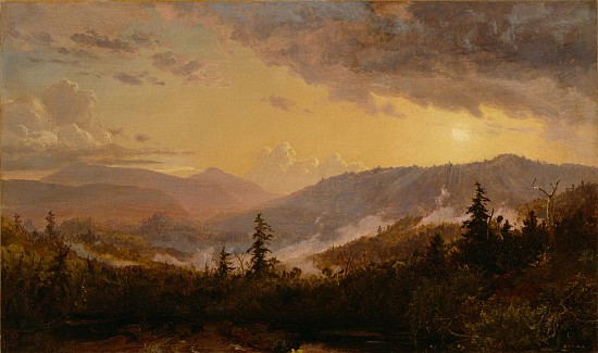 Sunset after a Storm in the Catskill Mountains from Jasper Francis Cropsey