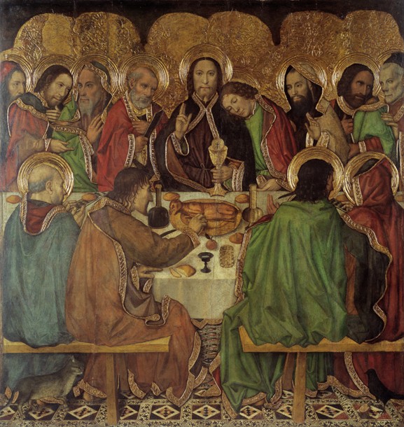 The Last Supper from Jaume Huguet