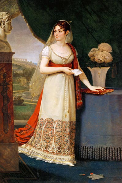 Josephine Tasher de la Pagerie (1763-1814) Empress of France from Jean-Antoine Gros