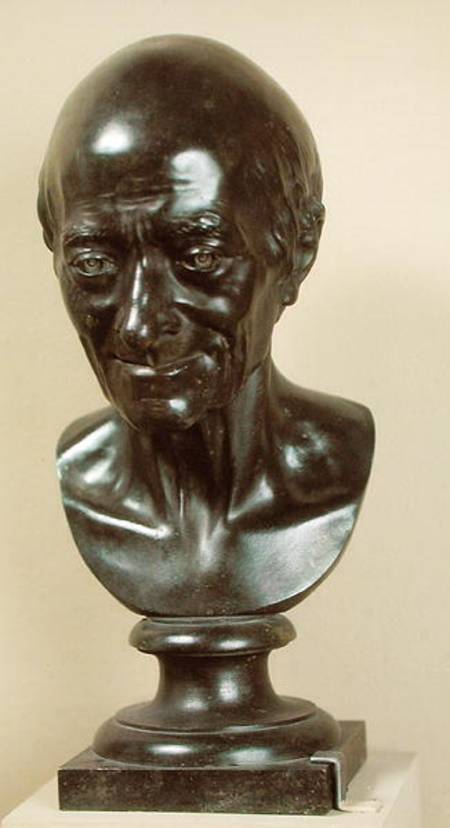Bust of Voltaire (1694-) from Jean-Antoine Houdon