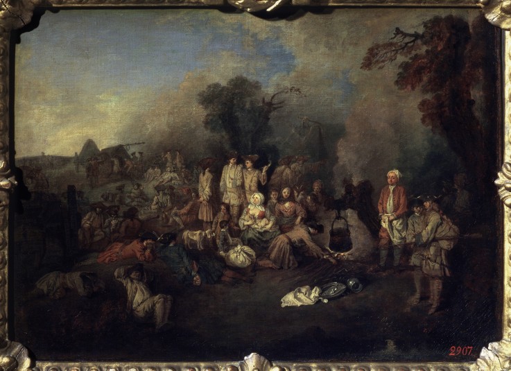 Bivouac from Jean Antoine Watteau
