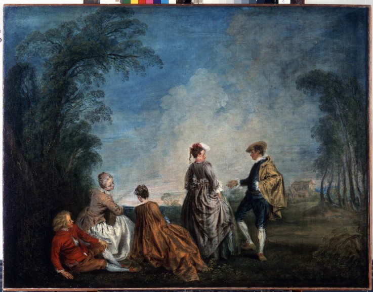 An Embarrassing Proposal from Jean Antoine Watteau