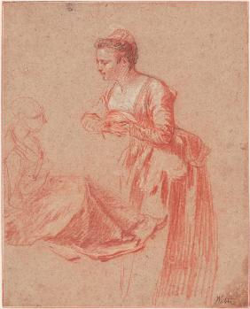 Two Figure Studies of a Young Woman