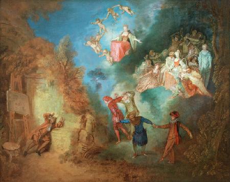 A.Watteau, Der Traum des Künstlers