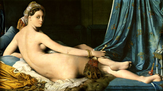 The Great Odalisque from Jean Auguste Dominique Ingres