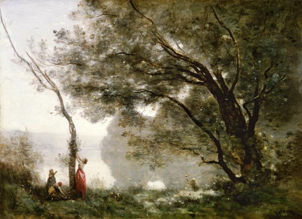 Memory of Mortefontaine from Jean-Baptiste-Camille Corot