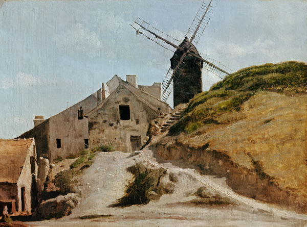 Moulin de of La Galette from Jean-Baptiste-Camille Corot