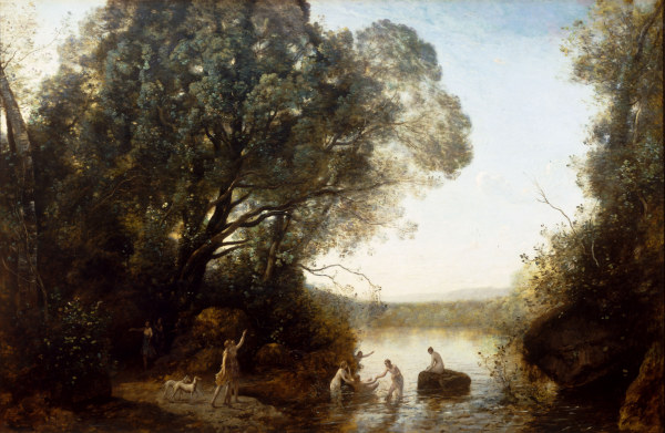 Corot / The Bath of Diana from Jean-Baptiste-Camille Corot
