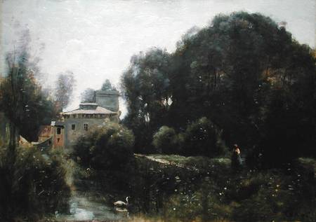 Souvenir of the Villa Borghese from Jean-Baptiste-Camille Corot