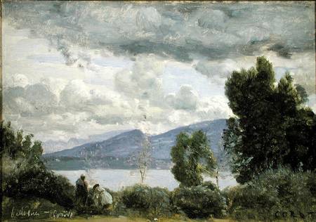 View of Chalet de Chenes, Bellvue, Geneva from Jean-Baptiste-Camille Corot
