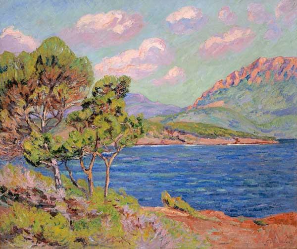 La baie d'Agay, Cote d'Azur from Jean-Baptiste Armand Guillaumin