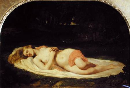Sleeping Nymph from Jean Baptiste Ange Tissier