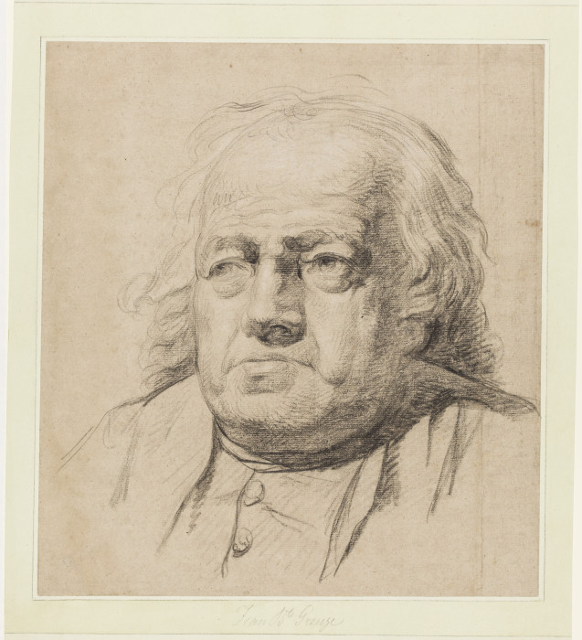 Half-Length Portrait of an Old Man from Jean Baptiste Greuze