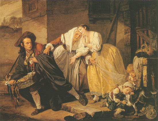 the gesture from Jean Baptiste Greuze