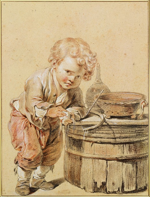 Boy with a Broken Egg from Jean Baptiste Greuze
