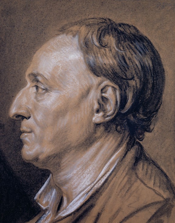 Portrait of Denis Diderot (1713–1784) from Jean Baptiste Greuze