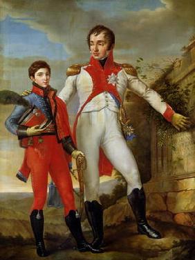 Louis Bonaparte (1778-1846) King of Holland and Louis Napoleon (1804-31) Crown Prince of Holland, c.