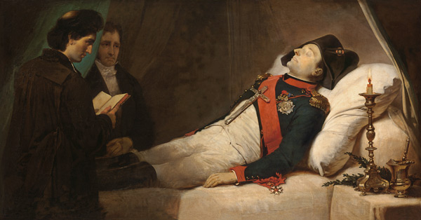 Napoleon on Deathbed / Paunt.Mauzaisse from Jean Baptiste Mauzaisse