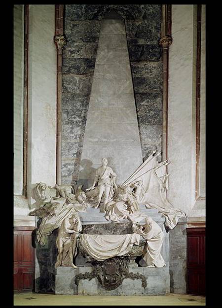 Tomb of Marshal Maurice de Saxe (1696-1750) from Jean-Baptiste Pigalle