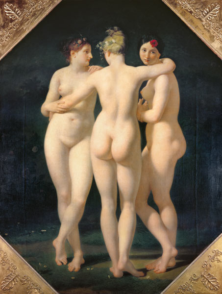 The three graces from Jean-Baptiste Regnault