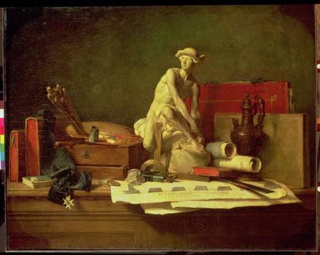 Still Life with the Attributes of the Arts from Jean-Baptiste Siméon Chardin
