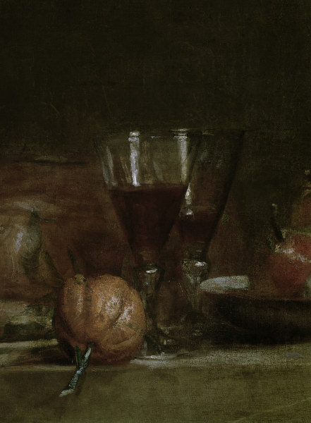Still life with olive glass from Jean-Baptiste Siméon Chardin