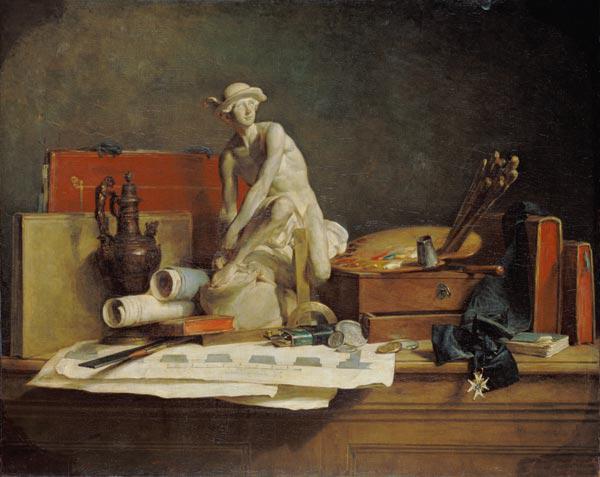 Still Life with Attributes of the Arts