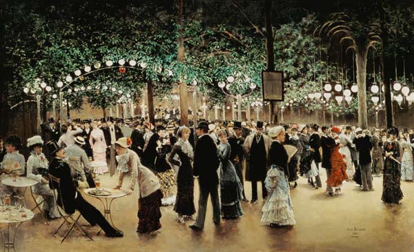 The ball in the park from Jean Beraud