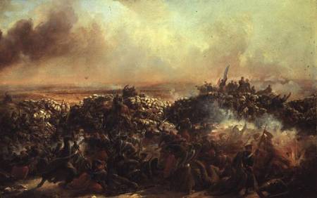 The Battle of Sebastopol, central section of triptych from Jean Charles Langlois