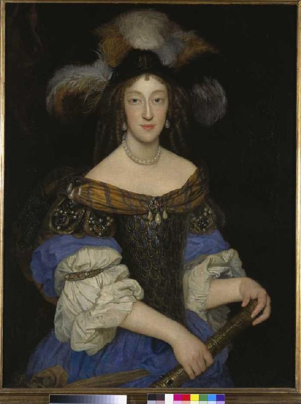 Portrait der Henriette Adelaide. from Jean Delamonce