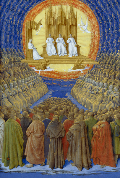 Die heilige Dreifaltigkeit from Jean Fouquet
