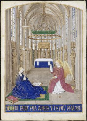 The Annunciation (Hours of Étienne Chevalier)