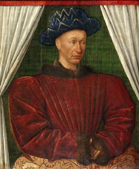 Portrait of the King Charles VII of France