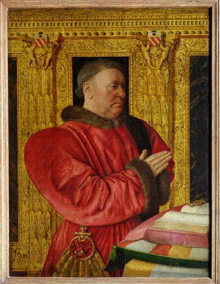 Portrait of Chancellor Guillaume Jouvenel des Ursins (d.1472) from Jean Fouquet