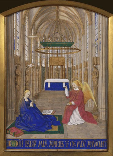 Die Verkuendigung an Maria (I) from Jean Fouquet