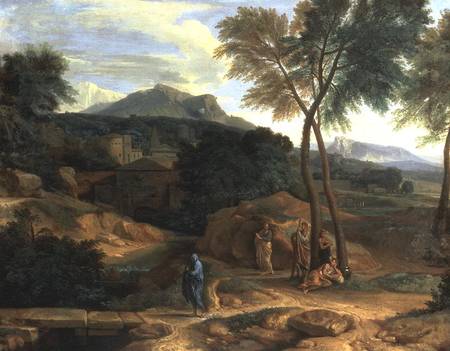 Landscape with Conopion Carrying the Ashes of Phocion from Jean-François Millet