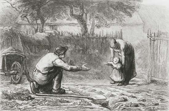The First Steps from Jean-François Millet