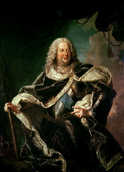 Stanislas Lesczinski (1677-1766) King of Poland from Jean Girardet